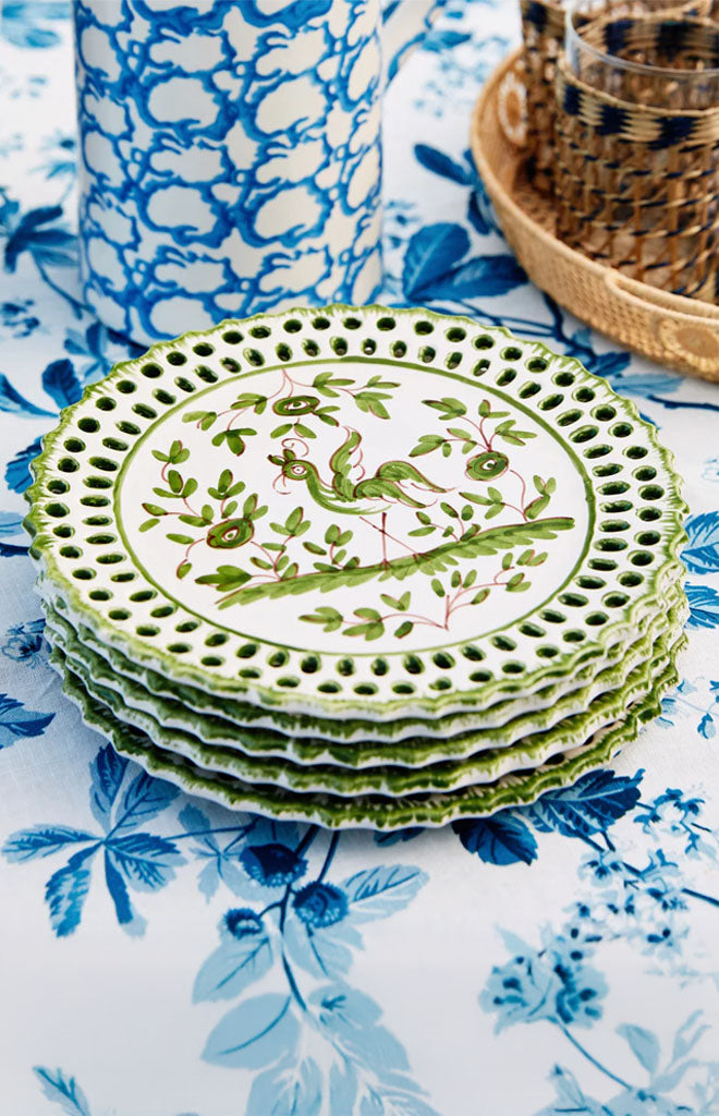 Oiseau Salad Plate, Set of 4