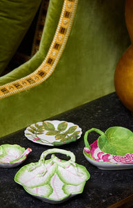 Decorative Leaf Plates, Set of 4