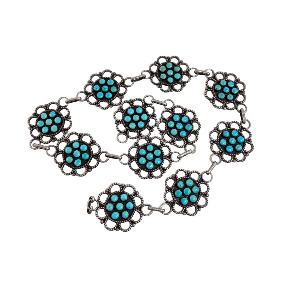 Sleeping Beauty Vintage Link Belt