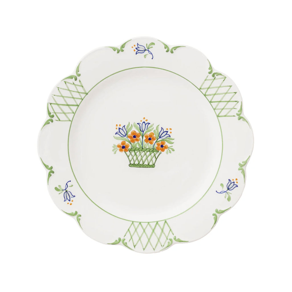 Basket Dessert Plate, Set of 6