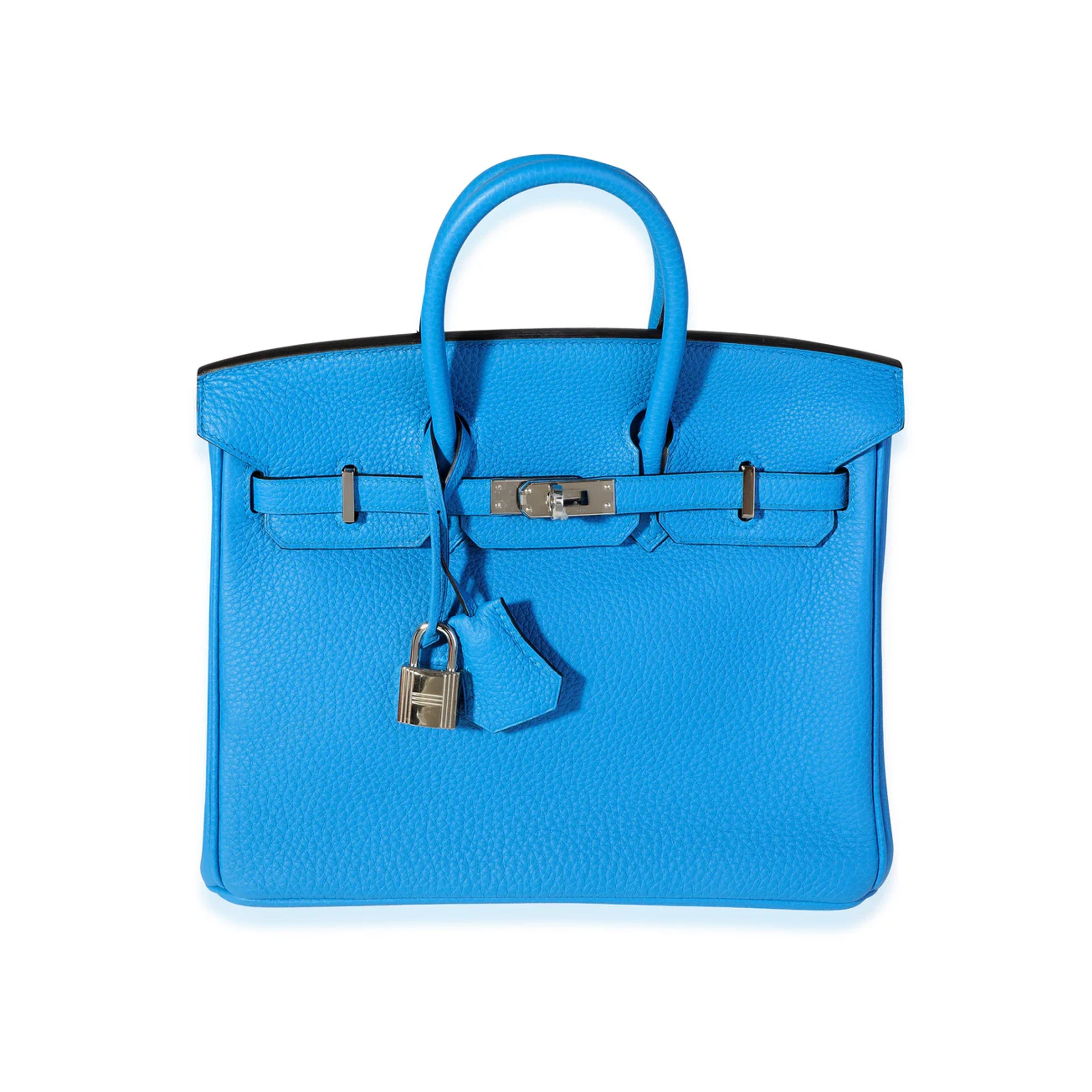 Hermès Bleu Zanzibar Togo Birkin 25 PHW