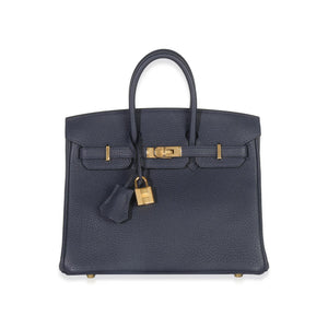 Hermès Bleu Nuit Togo Birkin 25 GHW