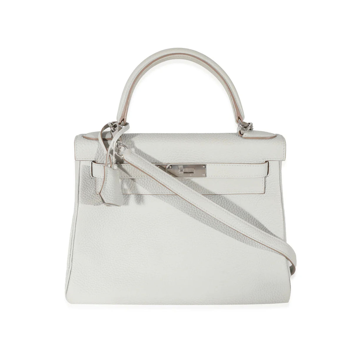 Hermès Gris Perle Togo Retourne Kelly 28