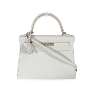 Hermès Gris Perle Togo Retourne Kelly 28