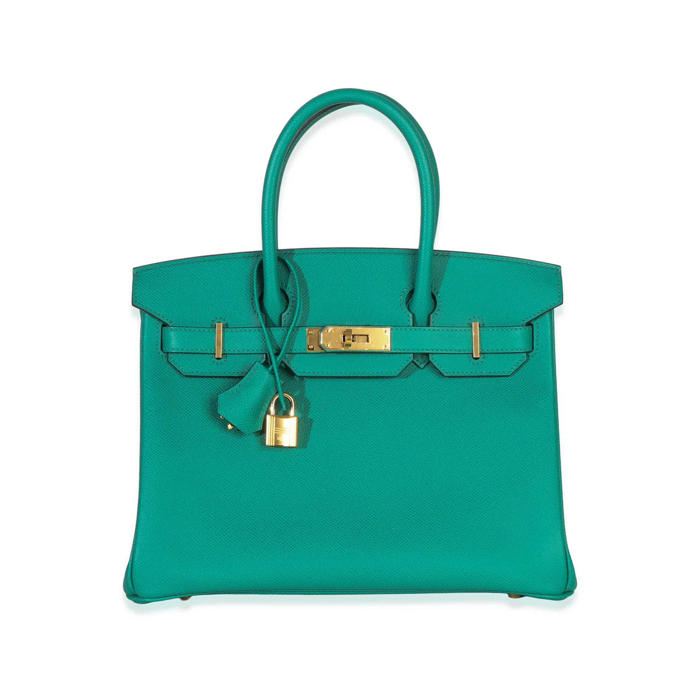 Hermès Vert Jade Epsom Birkin 30 GHW