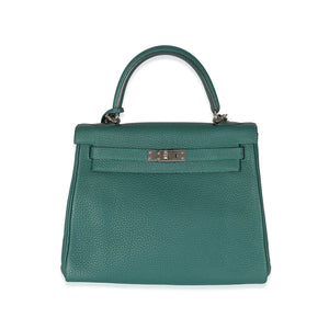 Hermès Malachite Togo Retourne Kelly 25