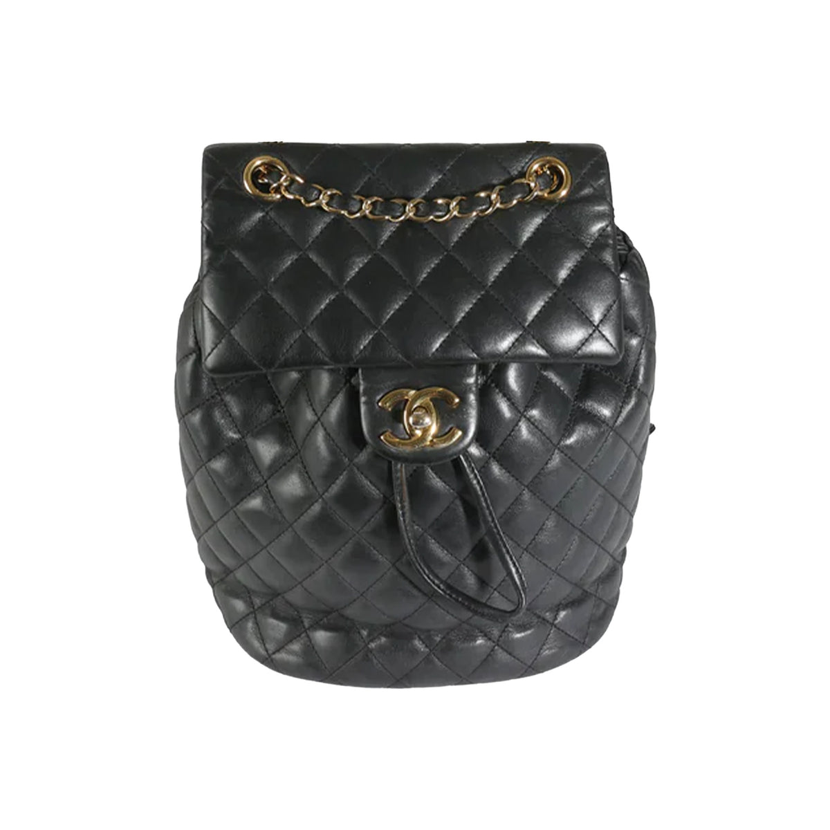 Chanel Black Quilted Calfskin Urban Spirit Backpack