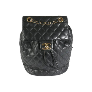 Chanel Black Quilted Calfskin Urban Spirit Backpack