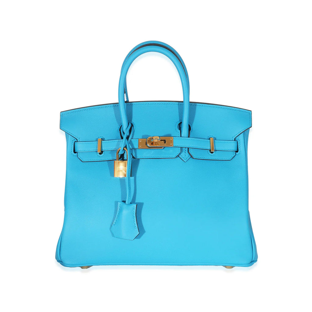 Hermès Bleu Zanzibar Swift Birkin 25
