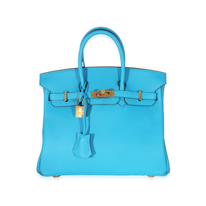 Hermès Bleu Zanzibar Swift Birkin 25