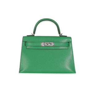 Hermès Chamkila Chevre Bamboo Mini Sellier Kelly 20