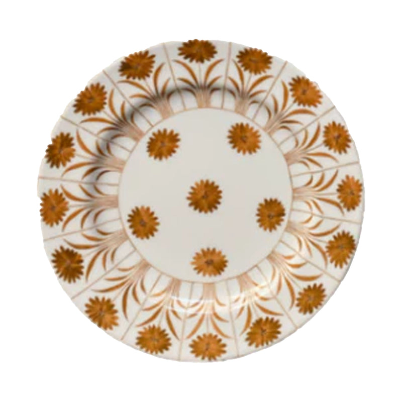 Daisy Plate in Orange