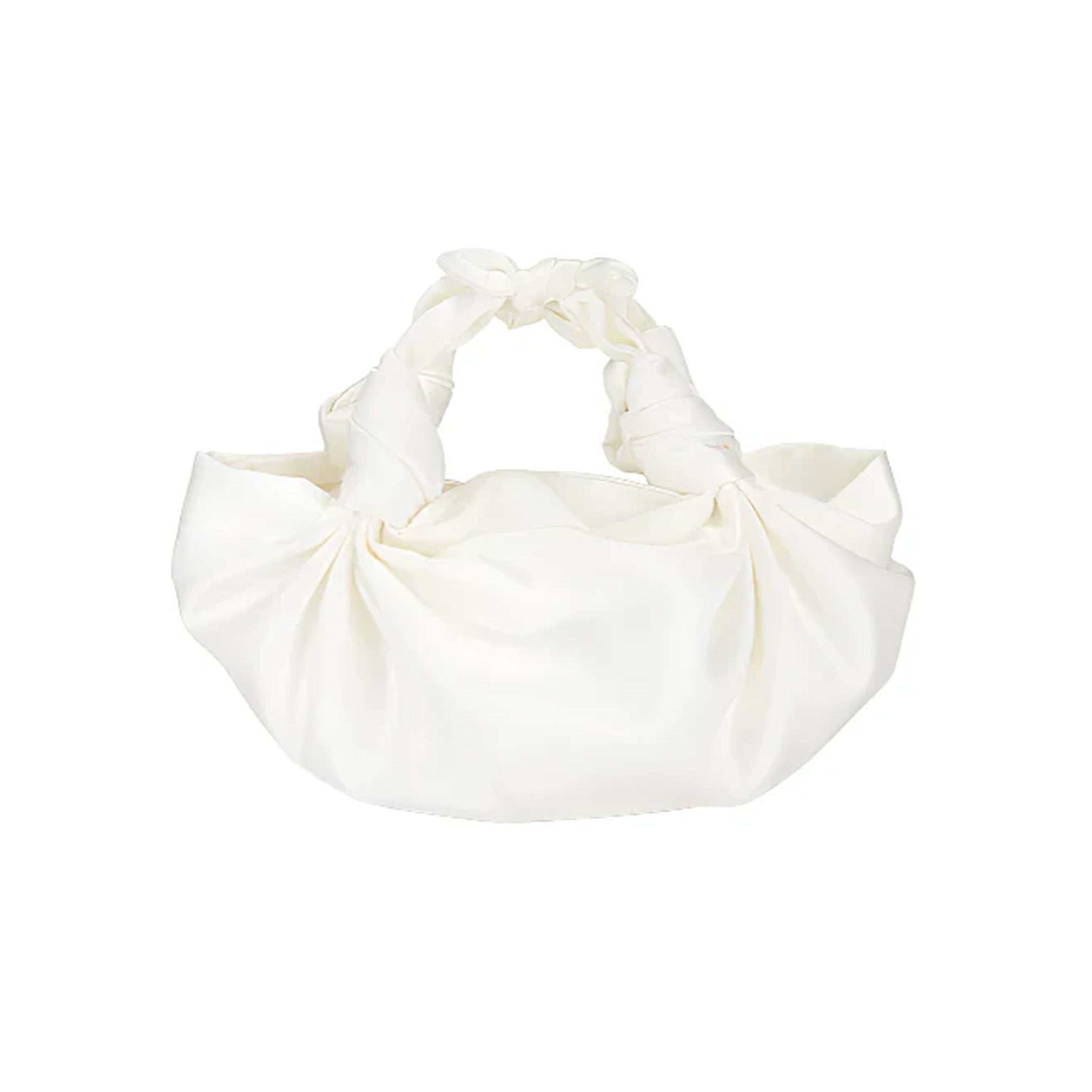 Ivory NLA Silk Knot Bag