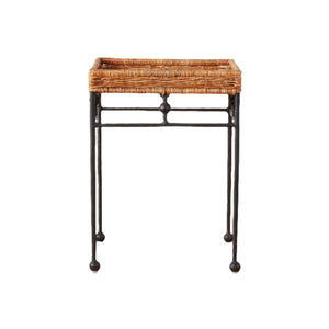 Lacoste Indoor & Outdoor Wicker Side Table