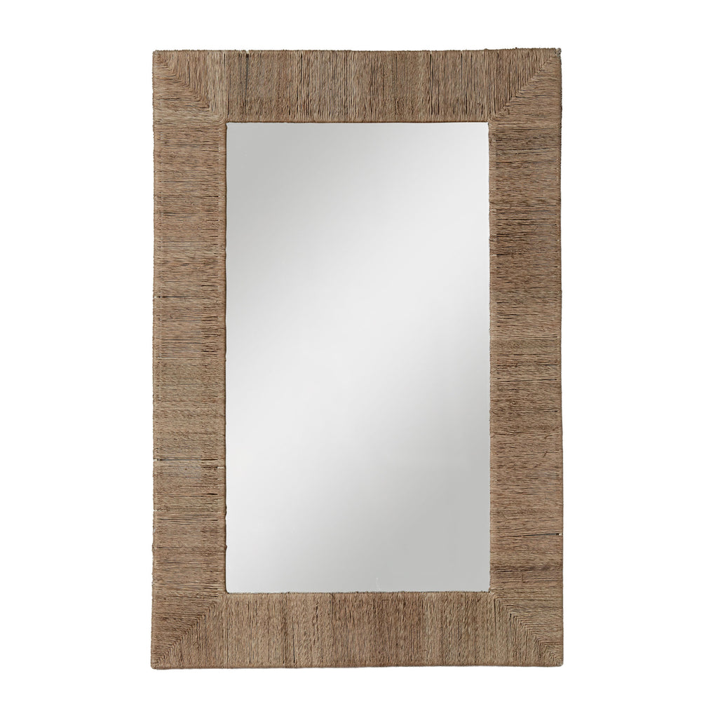 Highball Jute Rectangular Mirror