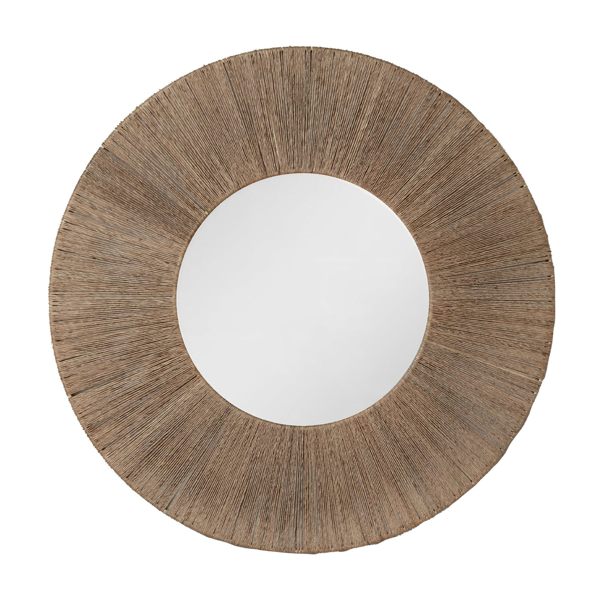 Highball Jute Round Mirror