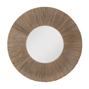 Highball Jute Round Mirror