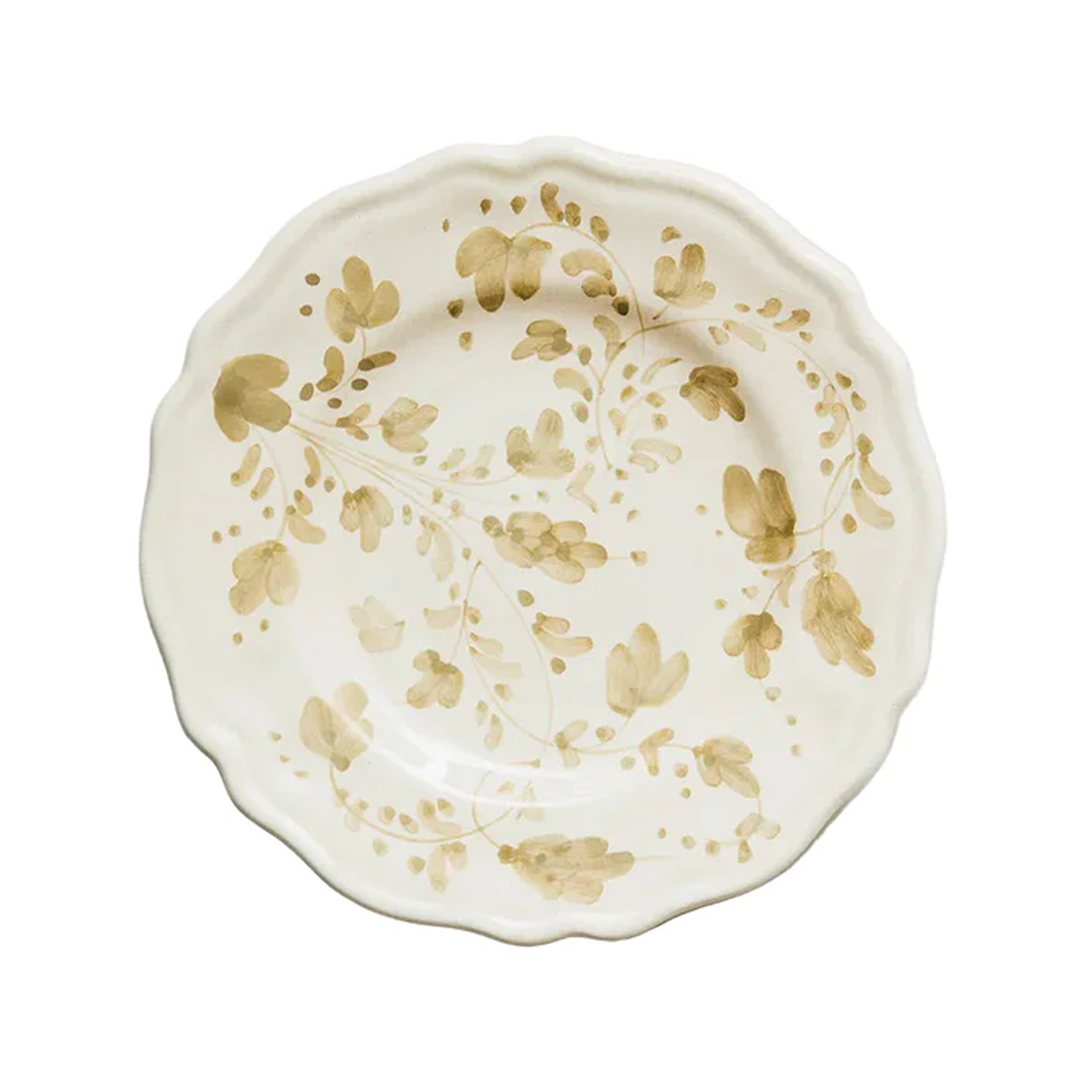 Flora Side Plate in Ecru