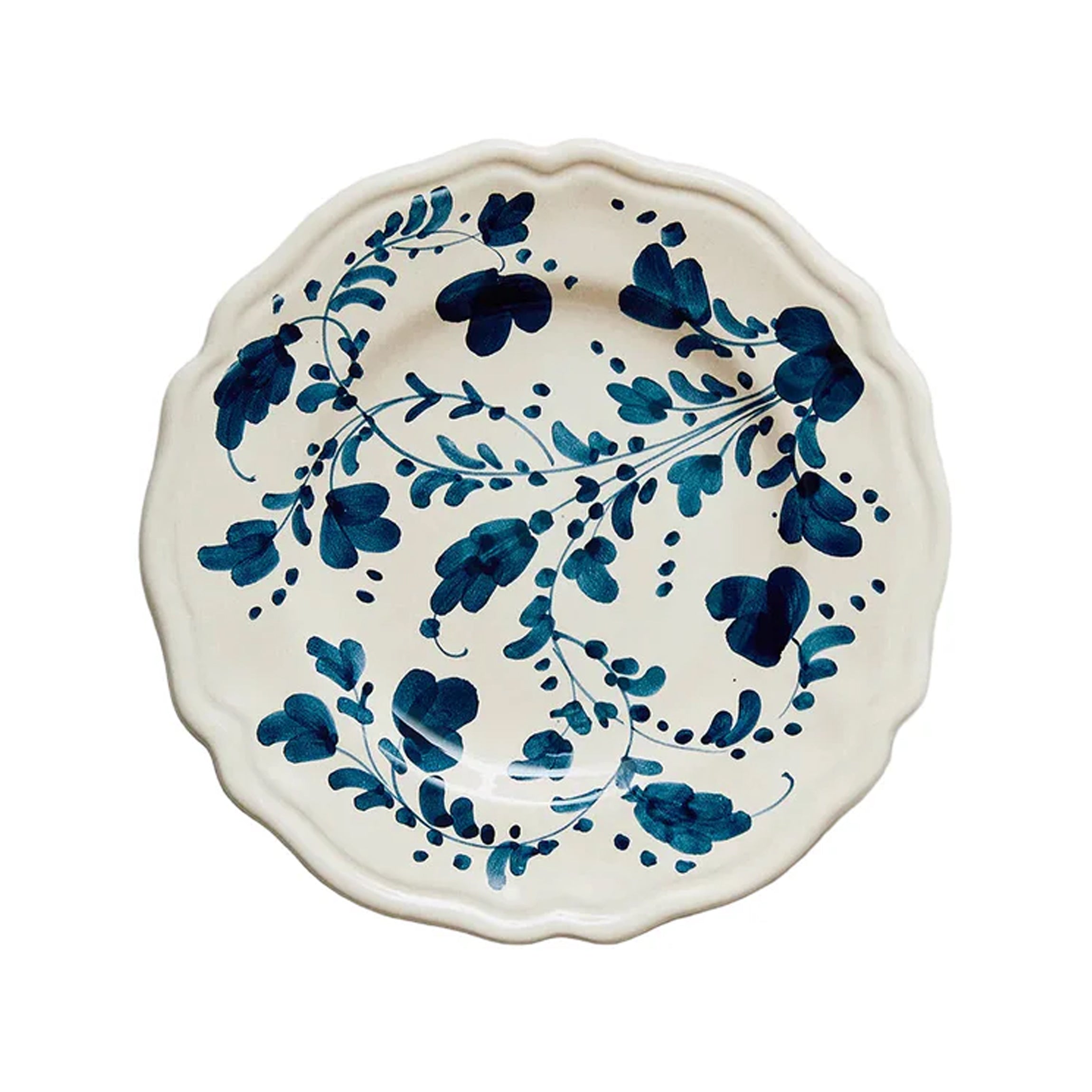 Flora Side Plate in Blue