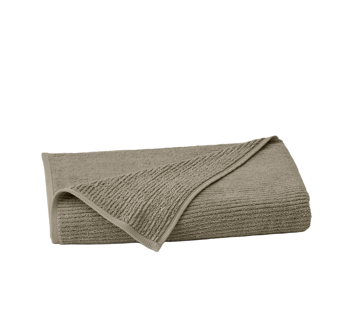 Turkish Ribbed Bath Sheet in Oak