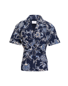 Oakley Top in Maritime Blue Multi