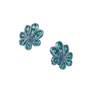 Ocean Paraiba Chanterelle Studs
