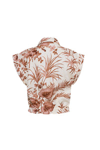 Octavia Top in Paradise Camel