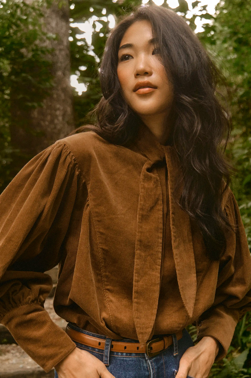 Odessa Shirt in Khaki Brown