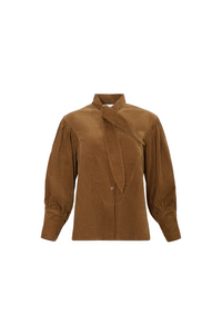 Odessa Shirt in Khaki Brown