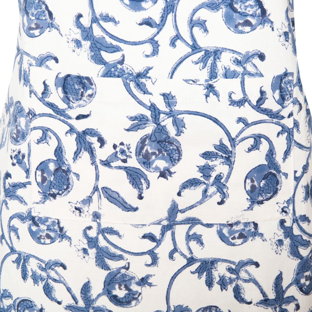 Granada Cornflower Apron in Blue