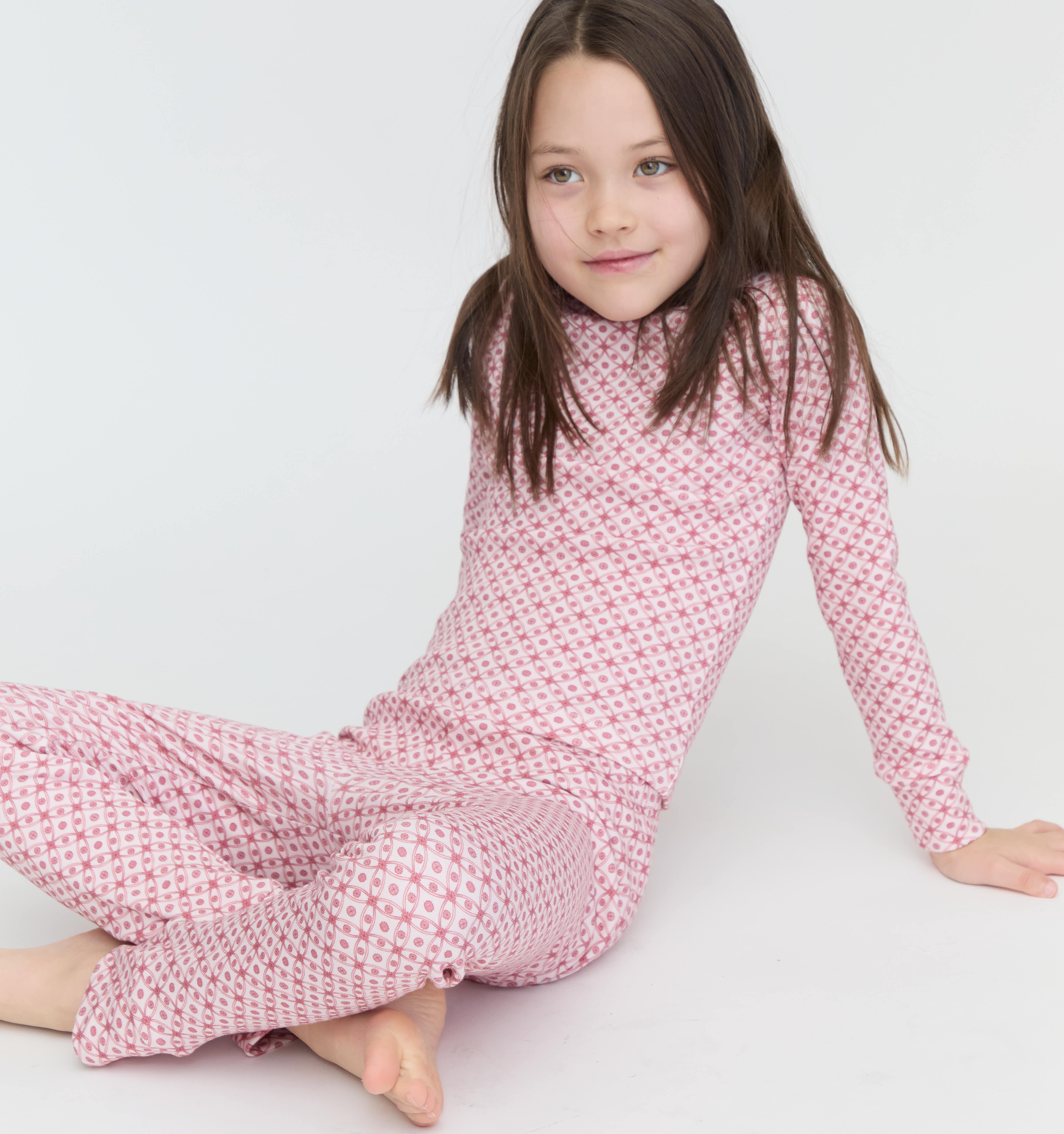 The Tiny PJ Set in Rose Circular Lattice