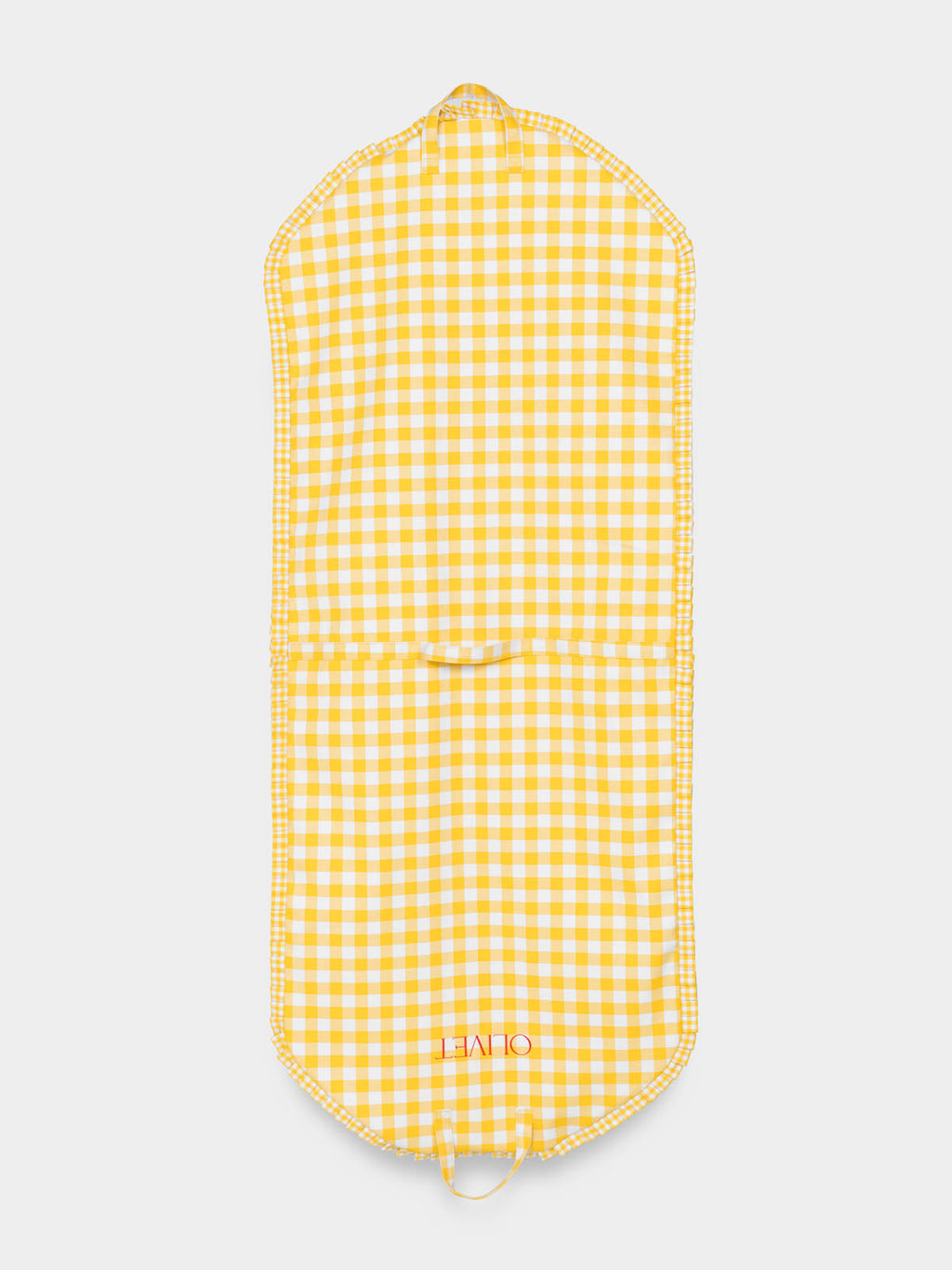 Classic Bag Pleats in Gingham in Yellow Check