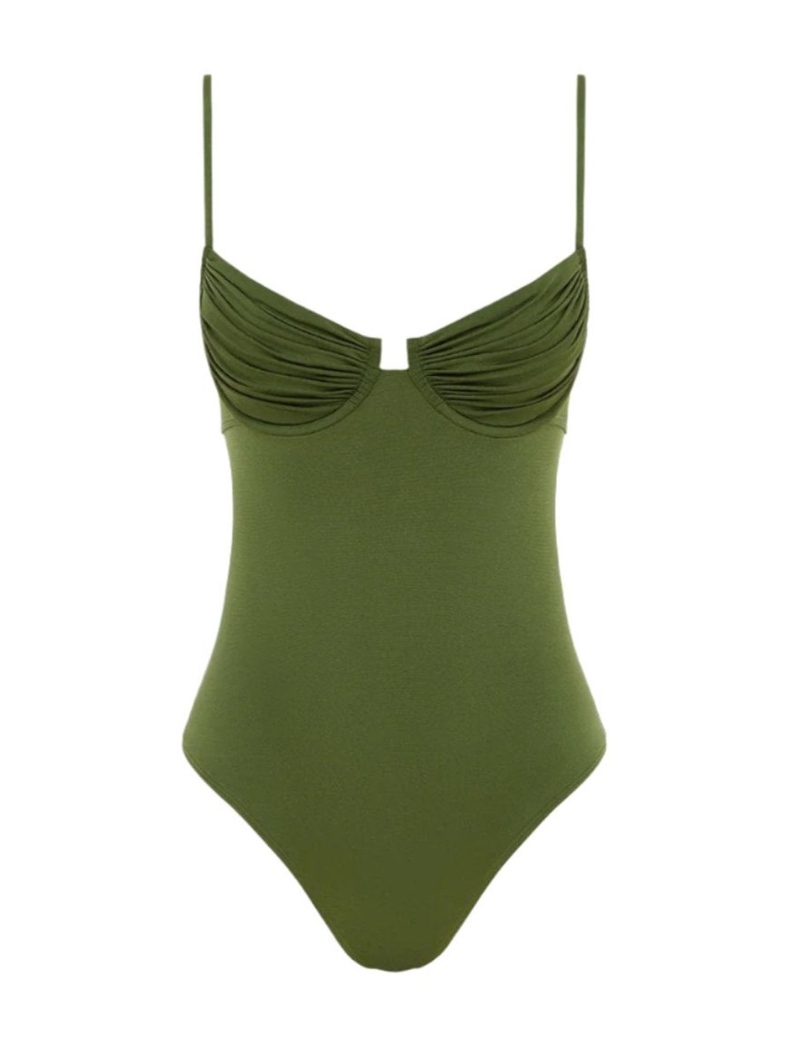 Ruched Cup One-Piece