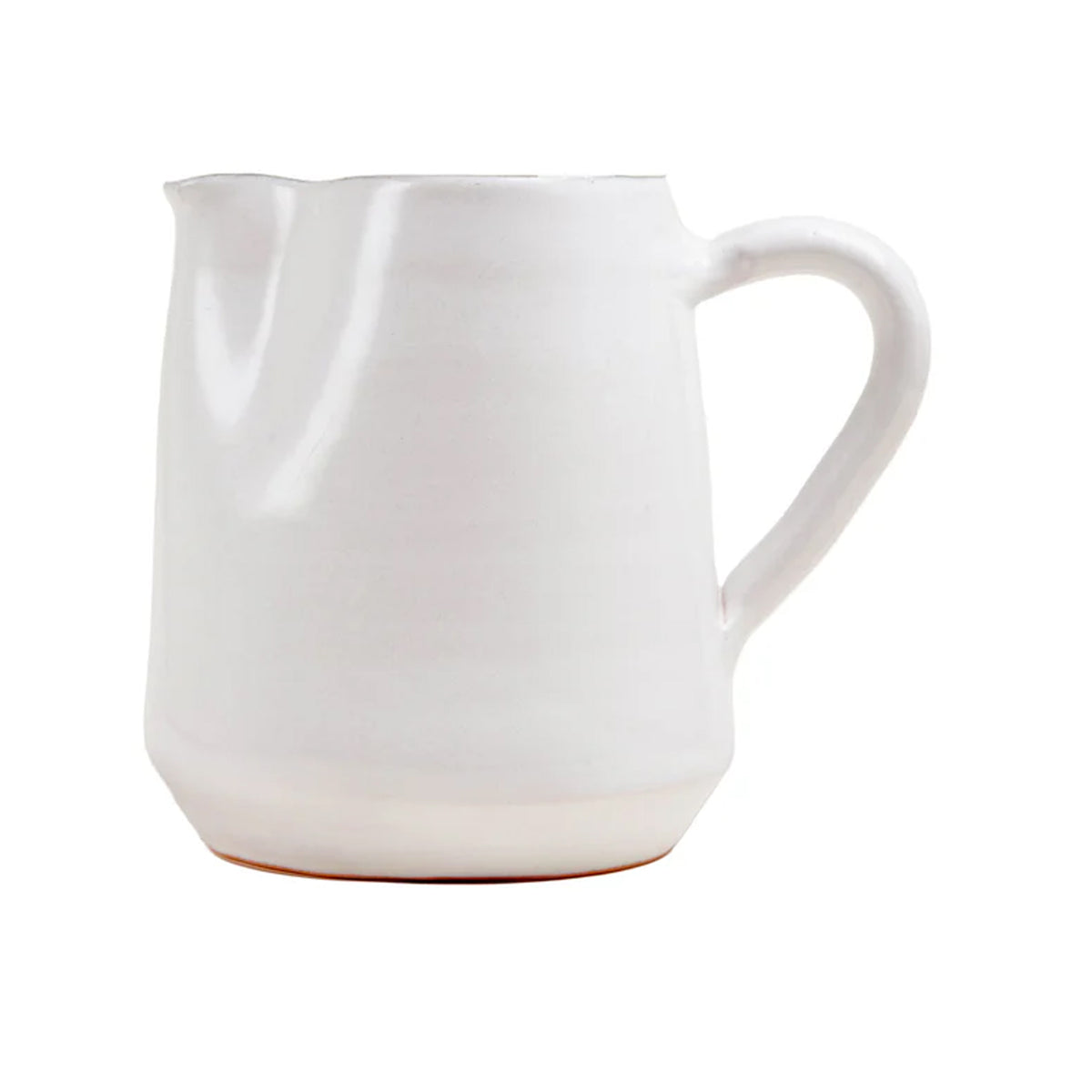 Bevagna One-Liter Pitcher in White & Green