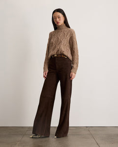 Opaline Sweater in Marled Camel