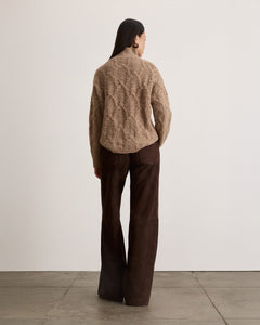 Opaline Sweater in Marled Camel