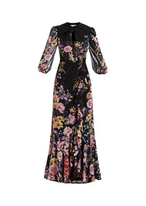 Ophelia Gown in Twilight Florals
