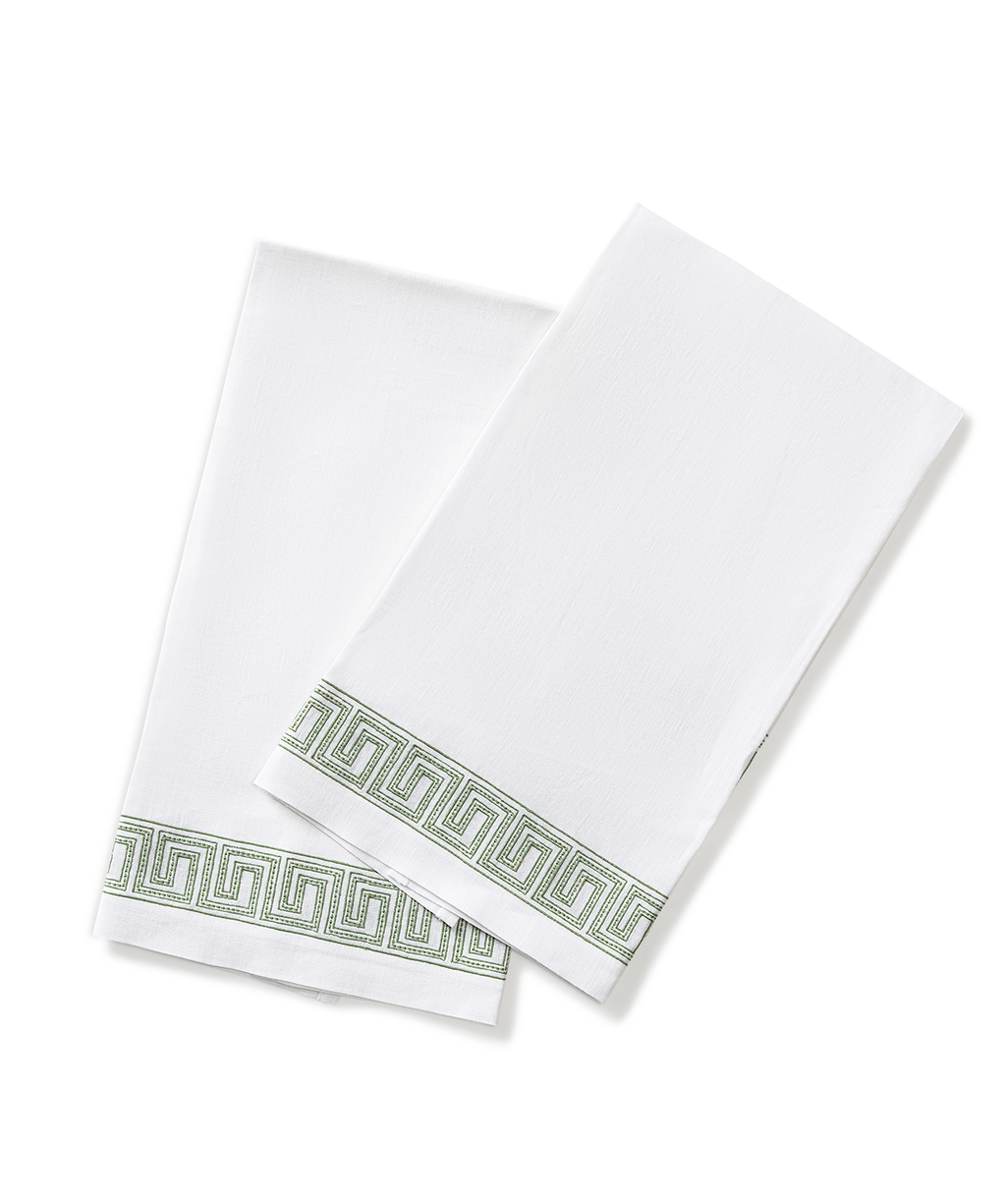 Matouk Schumacher Ophelia Guest Towels, Set of 2