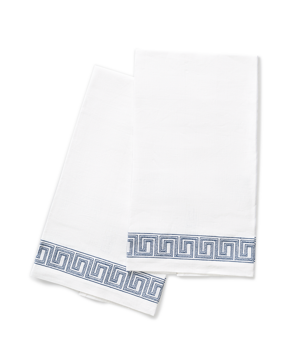 Matouk Schumacher Ophelia Guest Towels, Set of 2