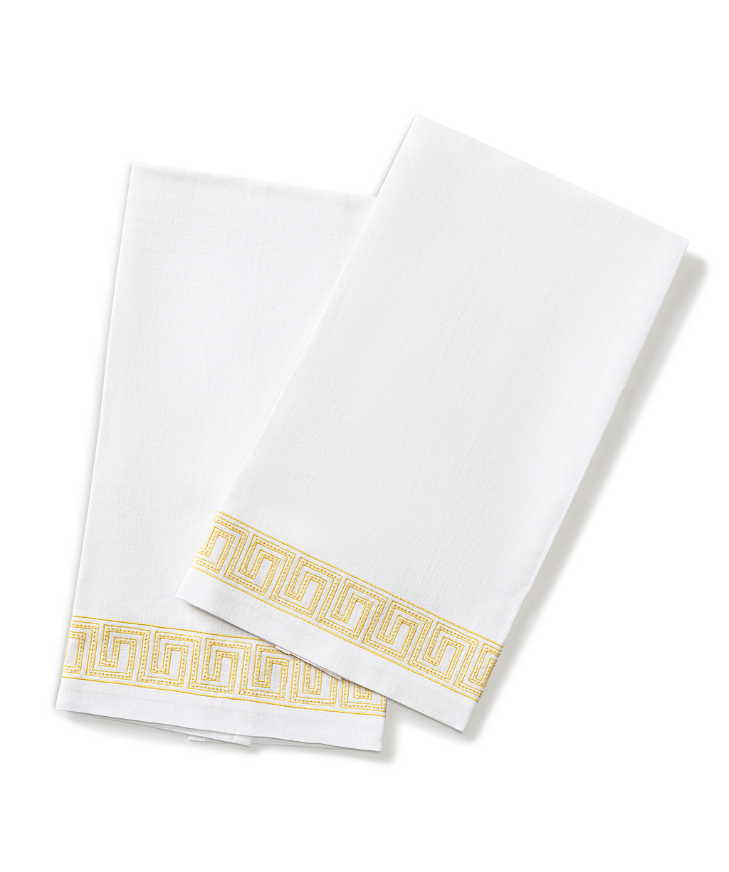 Matouk Schumacher Ophelia Guest Towels, Set of 2