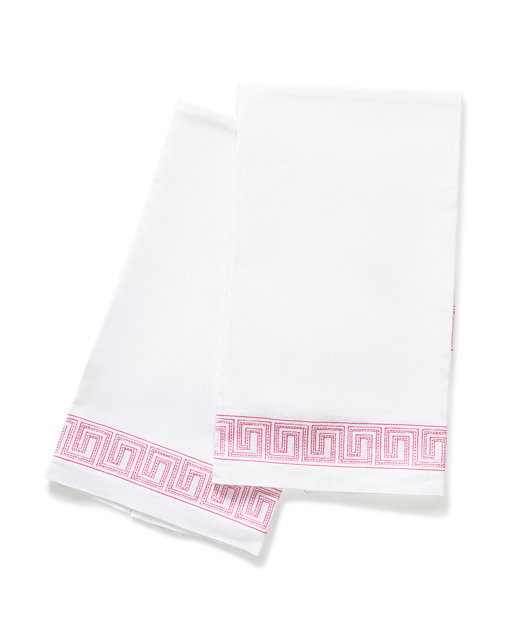 Matouk Schumacher Ophelia Guest Towels, Set of 2