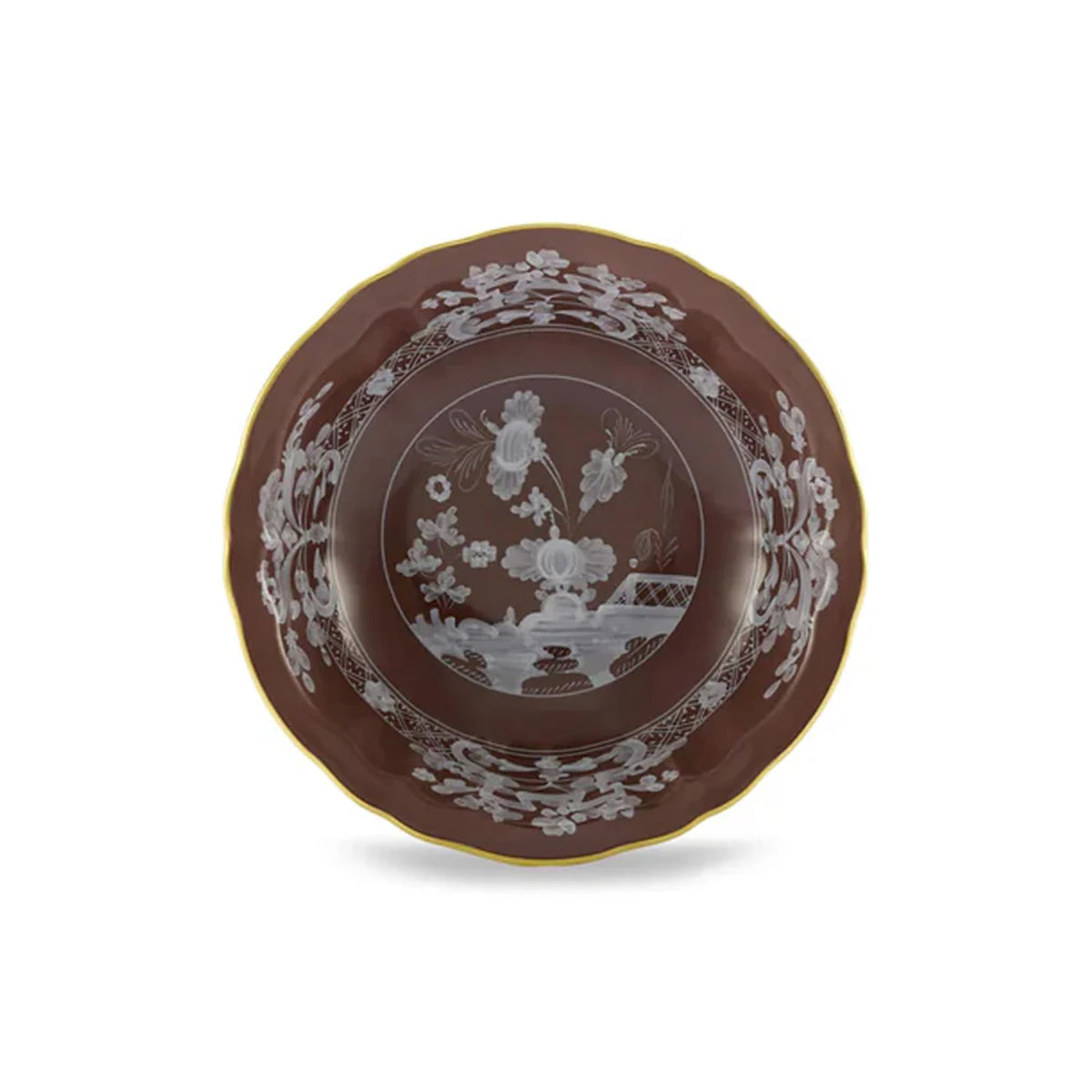 Oriente Italiano Fruit Bowl Antico Doccia in Castagna