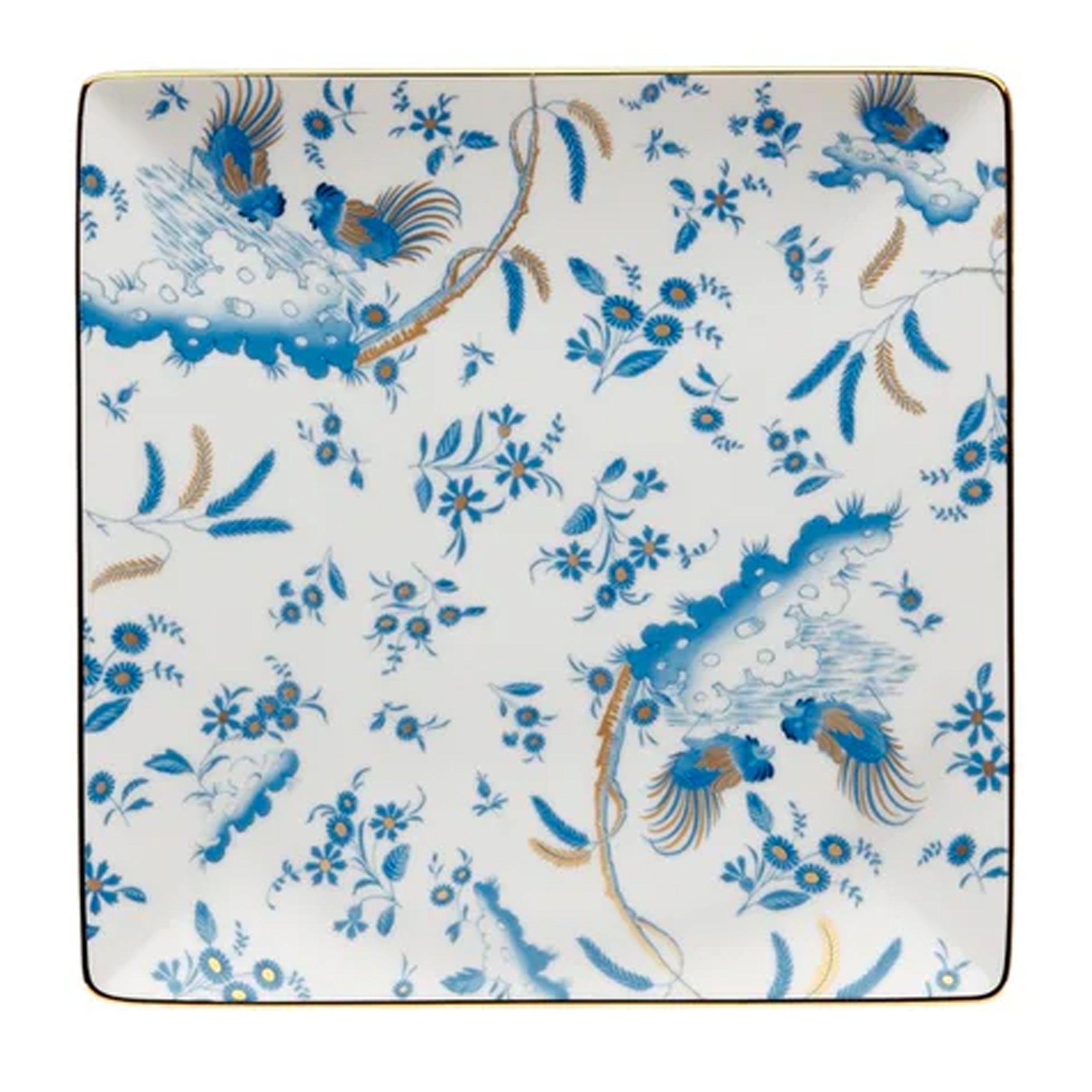 Oro Di Doccia Vide Poche Squared Plate