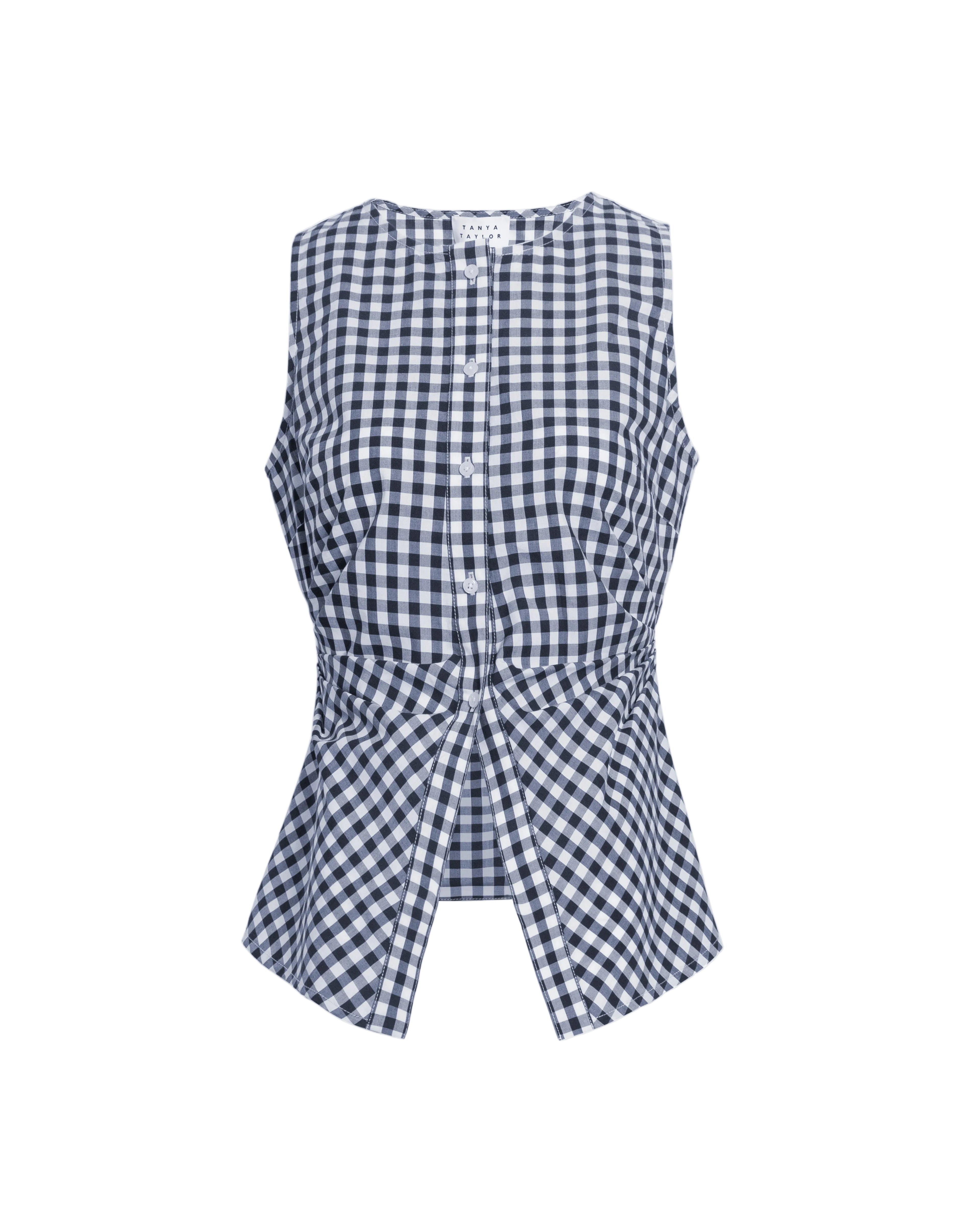 Oscar Top in Maritime Blue Multi