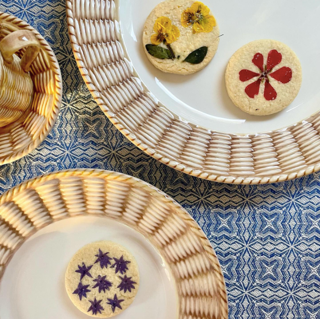 Osier Salad/Dessert Plate, Natural