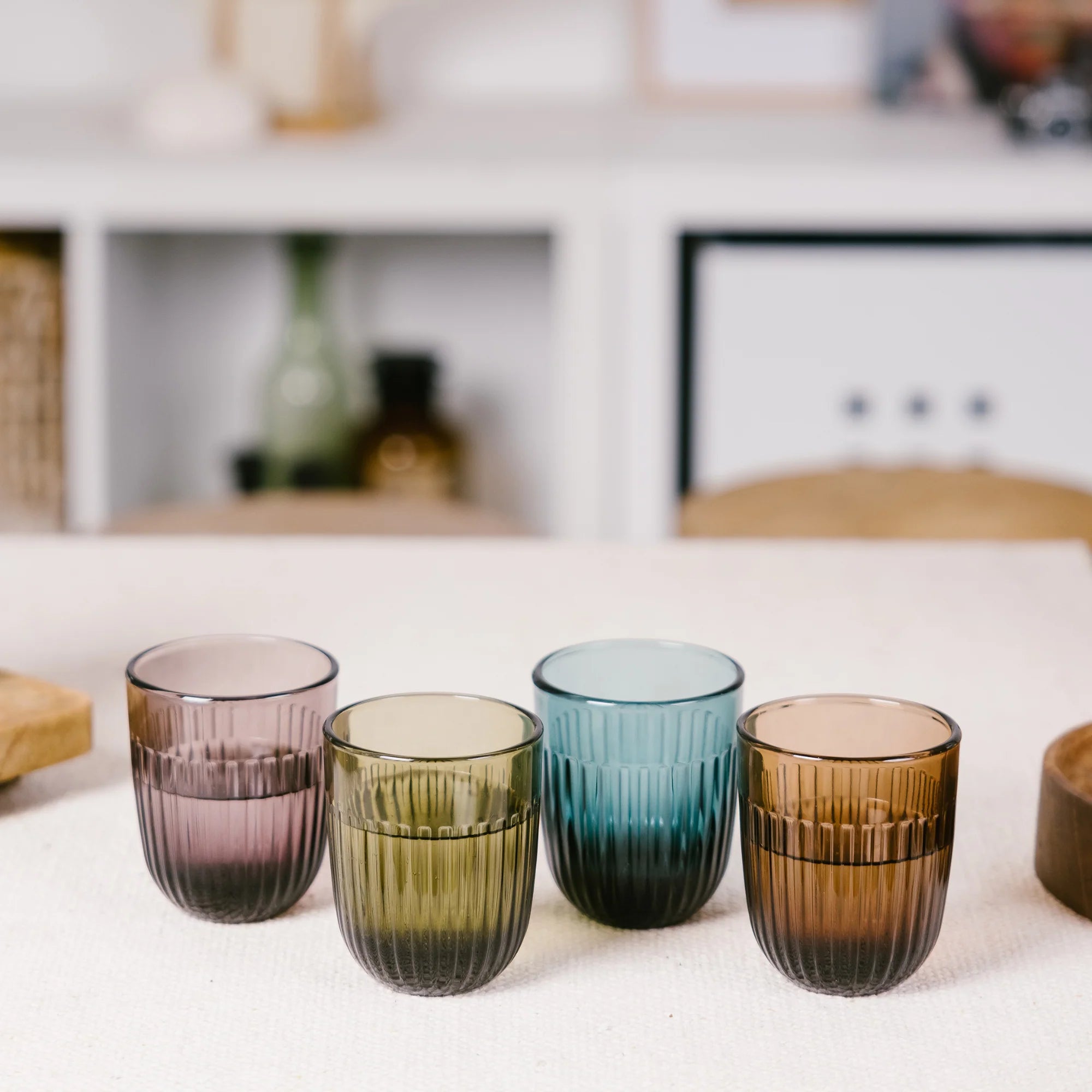 Ouessant Assorted Colored Tumblers, Set of 4