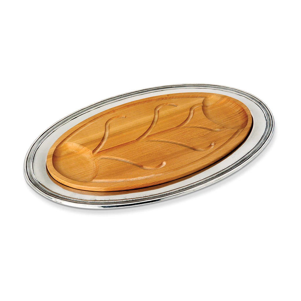 Oval Carving Platter with Insert