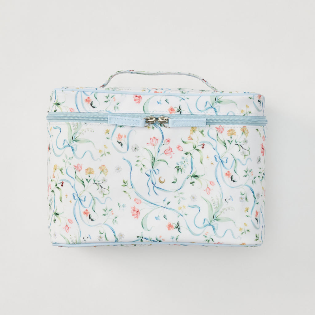 Vanity Case in Lily of the Valley Ribbon Bouquet