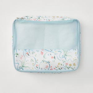Small Packing Cube in Lily of the Valley Ribbon Bouquet