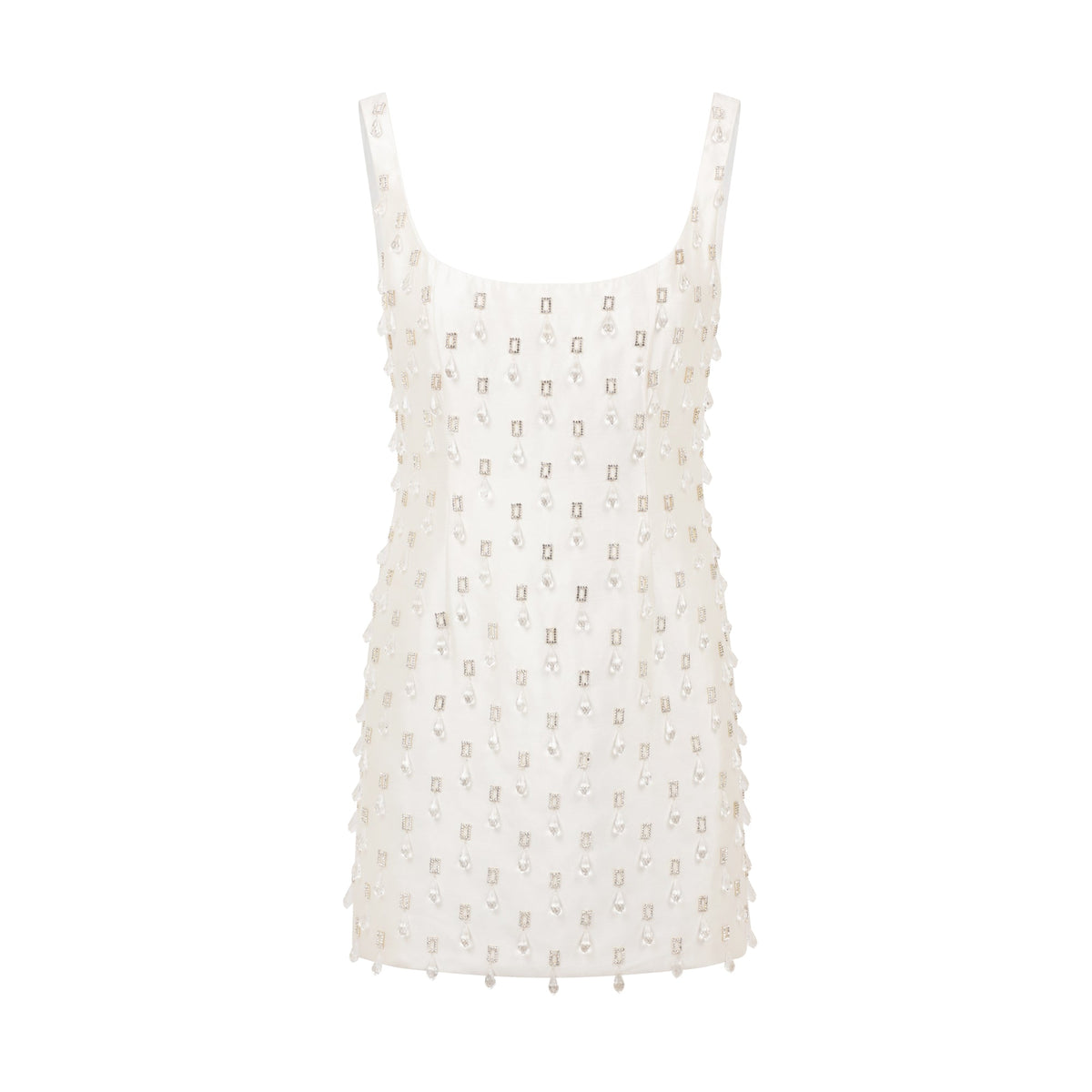 Mikado Mini Dress with Crystal Drops | STYLE 022